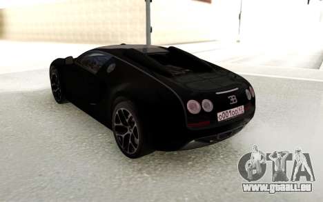 Bugatti Veyron GS Vitesse Black für GTA San Andreas