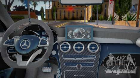 Mercedes-Benz C63s AMG Sapphire für GTA San Andreas