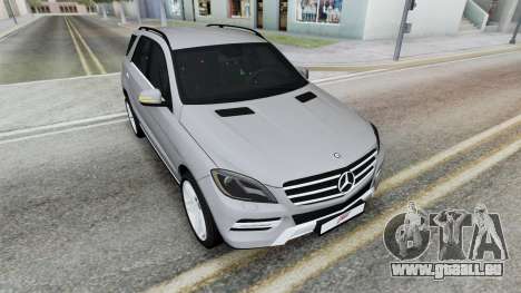 Mercedes-Benz ML 350 (W166) Light Grey pour GTA San Andreas