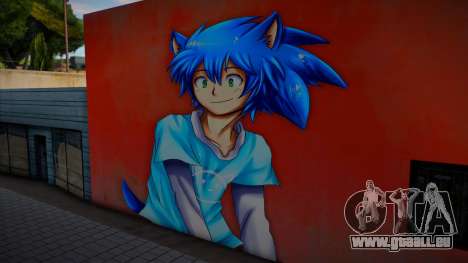 Mural Human Sonic pour GTA San Andreas