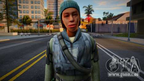 Half-Life 2 Rebels Female v6 pour GTA San Andreas