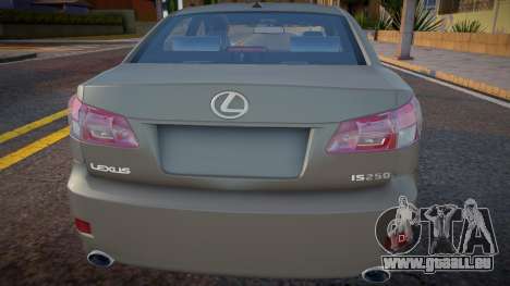 Lexus IS 250 Ahmed pour GTA San Andreas