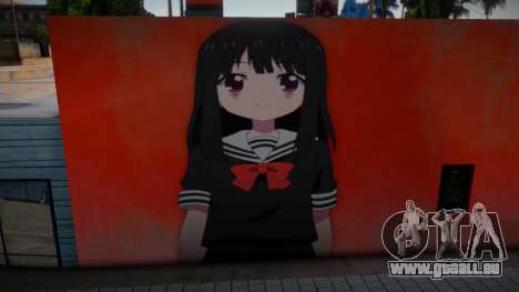 Mural Aya Asagiri pour GTA San Andreas