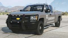 Chevrolet Silverado Pickup Police Natural Gray [Replace] pour GTA 5