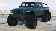 Jeep Gladiator 6x6 (JT) Gable Green [Add-On] pour GTA 5
