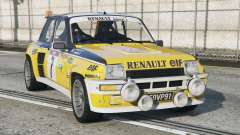 Renault 5 Turbo (822) pour GTA 5