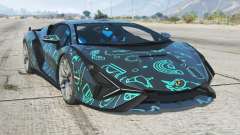 Lamborghini Sian Pickled Bluewood für GTA 5