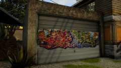 Grove CJ Garage Graffiti v4 für GTA San Andreas Definitive Edition