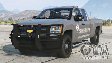 Chevrolet Silverado Pickup Police Natural Gray [Replace] pour GTA 5