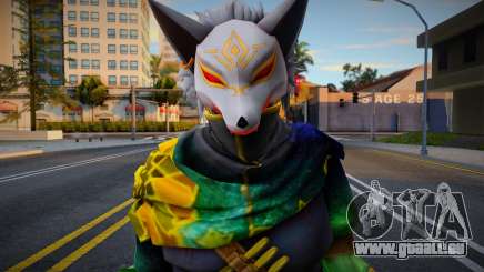 Skin De Zorrito Free Fire 1 für GTA San Andreas