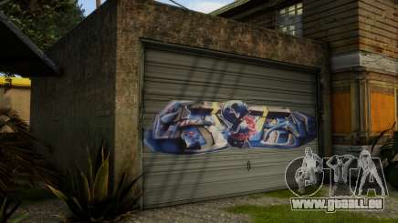 Grove CJ Garage Graffiti v2 für GTA San Andreas Definitive Edition