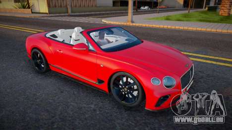 Bentley Continental GTC Jobo pour GTA San Andreas