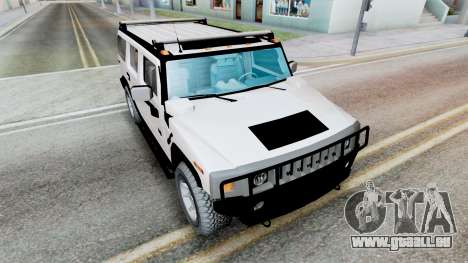 Hummer H2 Mist Gray für GTA San Andreas