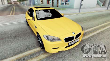 BMW M5 Saloon (F10) pour GTA San Andreas