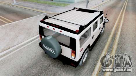 Hummer H2 Mist Gray pour GTA San Andreas