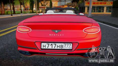 Bentley Continental GTC Jobo pour GTA San Andreas