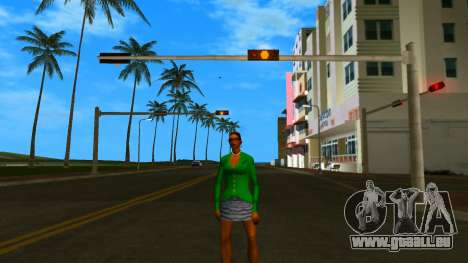 Lady with green dress für GTA Vice City