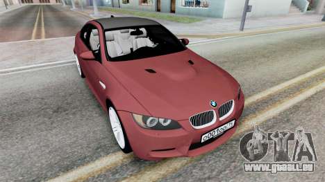 BMW M3 Coupe (E92) pour GTA San Andreas