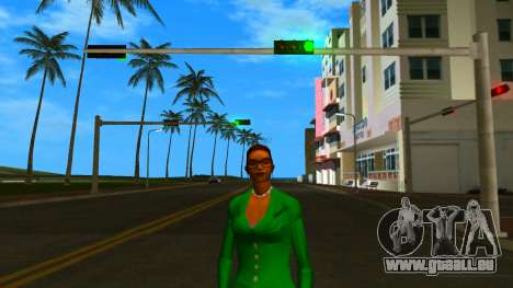 Lady with green dress für GTA Vice City