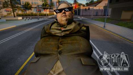 Duke con Gafas Thug life de Resident Evil 8 Vill für GTA San Andreas