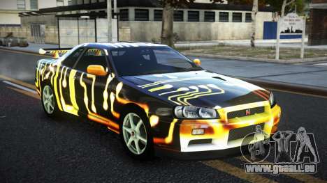 Nissan Skyline R34 JaP S10 für GTA 4