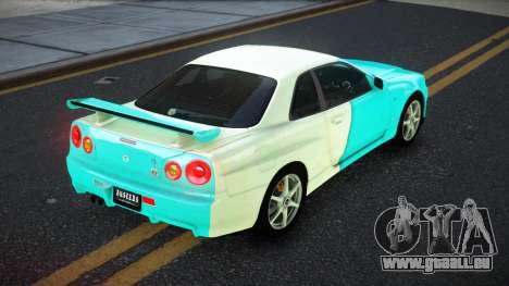 Nissan Skyline R34 JaP S8 pour GTA 4