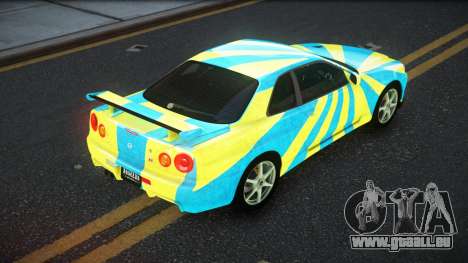 Nissan Skyline R34 JaP S4 pour GTA 4