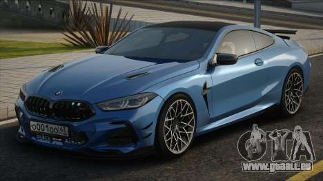 BMW M8 Bleu Compétition pour GTA San Andreas