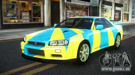 Nissan Skyline R34 JaP S4 pour GTA 4