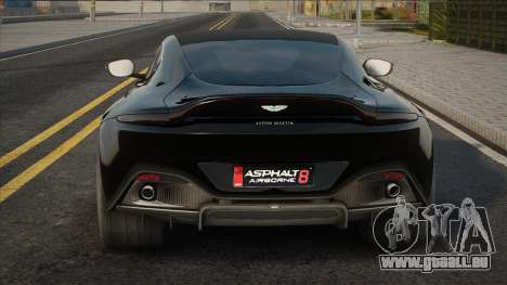 Aston Martin Vantage 2018 Blek für GTA San Andreas