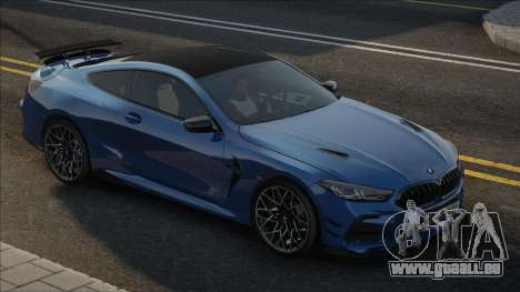 BMW M8 Bleu Compétition pour GTA San Andreas