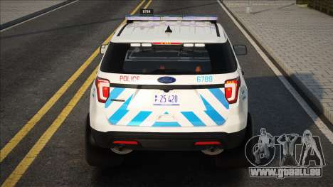 CPD 2016 Ford Explorer pour GTA San Andreas