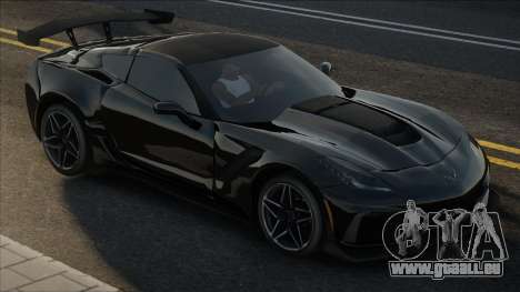 2019 Chevrolet Corvette ZR1 Blek für GTA San Andreas