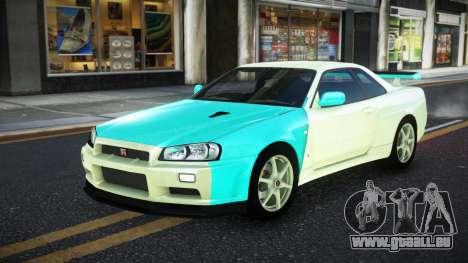 Nissan Skyline R34 JaP S8 pour GTA 4