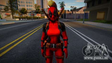 Lady Deadpool 1 für GTA San Andreas