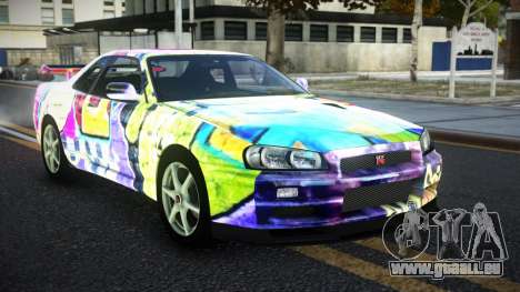 Nissan Skyline R34 JaP S14 pour GTA 4