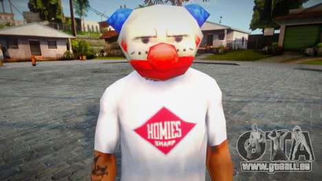 Chuckles Mask For CJ pour GTA San Andreas