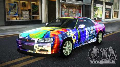 Nissan Skyline R34 JaP S14 pour GTA 4