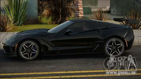 2019 Chevrolet Corvette ZR1 Blek für GTA San Andreas