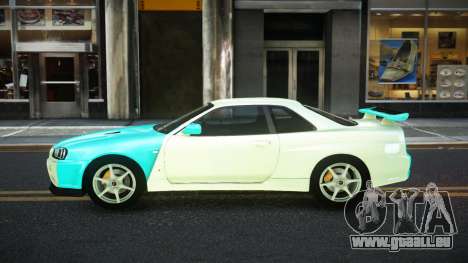 Nissan Skyline R34 JaP S8 pour GTA 4