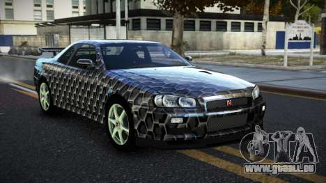 Nissan Skyline R34 JaP S11 pour GTA 4