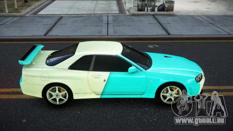 Nissan Skyline R34 JaP S8 pour GTA 4