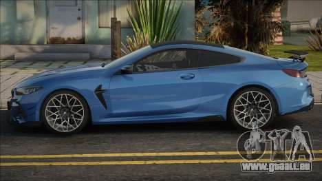 BMW M8 Bleu Compétition pour GTA San Andreas