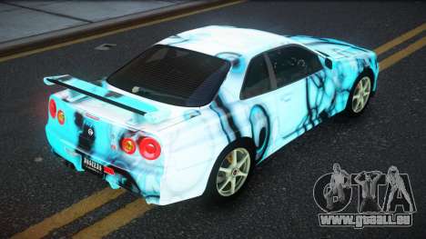 Nissan Skyline R34 JaP S3 pour GTA 4