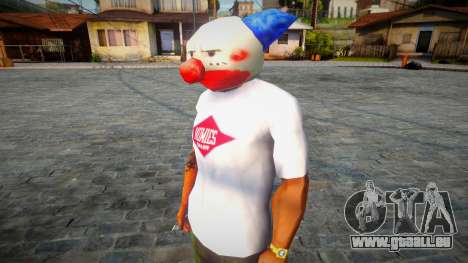 Chuckles Mask For CJ pour GTA San Andreas