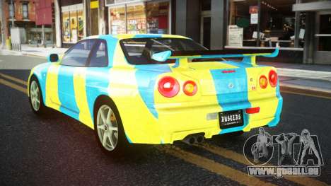 Nissan Skyline R34 JaP S4 pour GTA 4