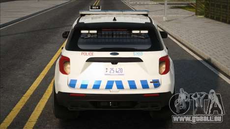 CPD 2020 Ford Explorer HQ für GTA San Andreas