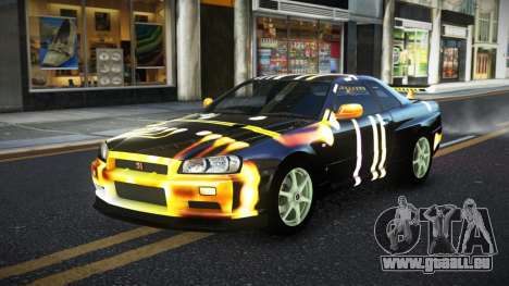 Nissan Skyline R34 JaP S10 pour GTA 4