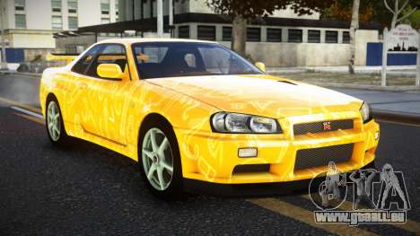 Nissan Skyline R34 JaP S1 pour GTA 4