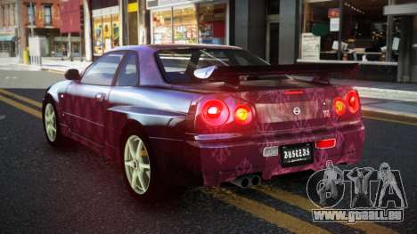 Nissan Skyline R34 JaP S5 pour GTA 4